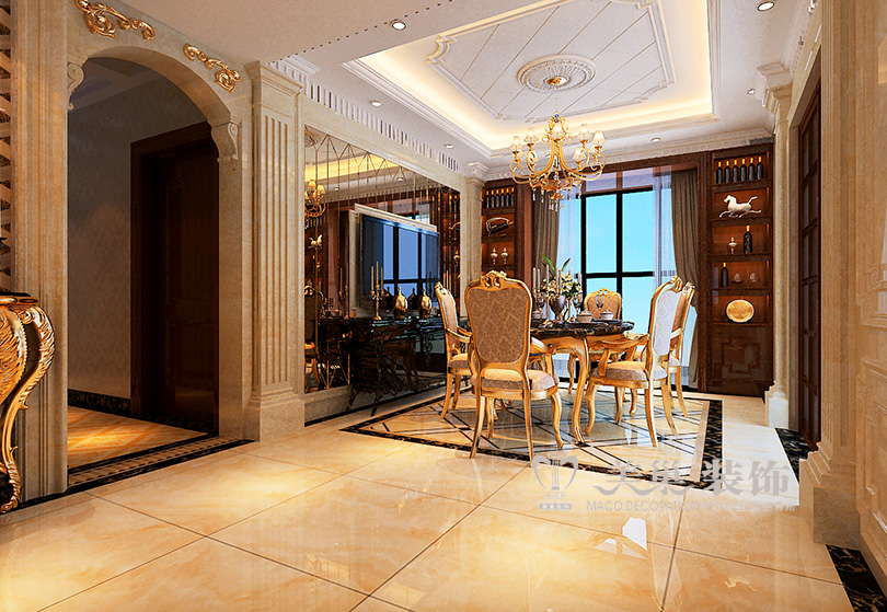 郑州正弘蓝堡湾新中式装修,郑州正弘蓝堡湾2期精装修效果图