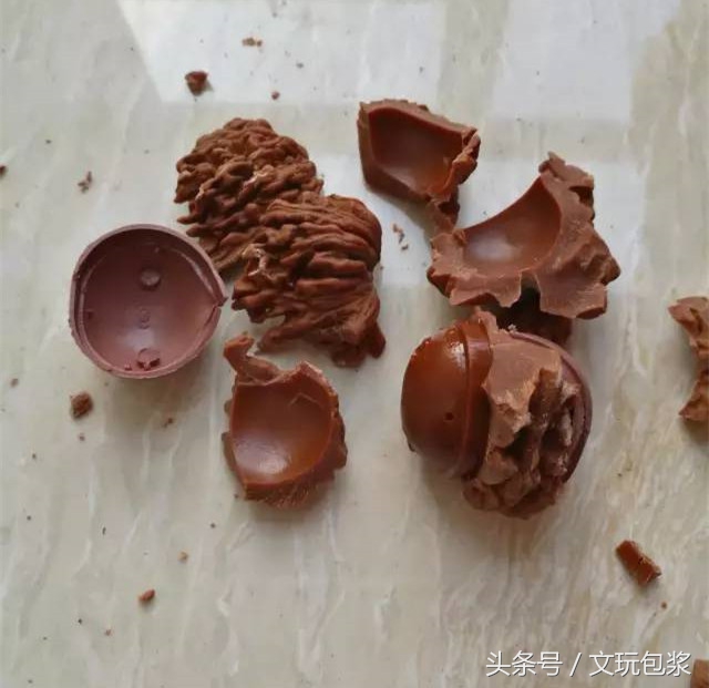 教您几招就能识破假核桃,核桃作假新玩法