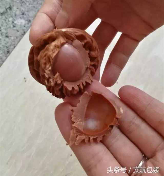 教您几招就能识破假核桃,核桃作假新玩法