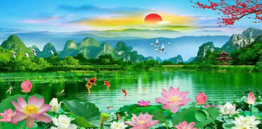 词风雅韵-冯振宇｜千条溪水奔流去万顷荷花娇艳红