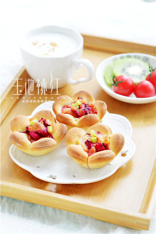 花朵水果拼盘,花朵水果儿童