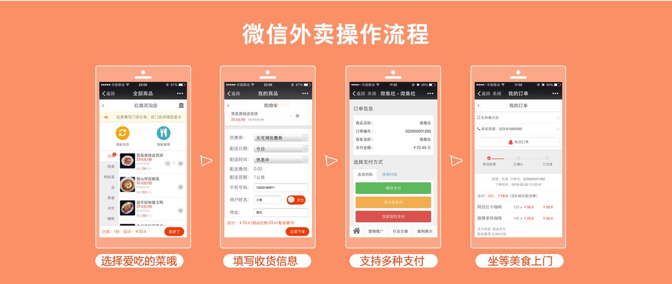 微信扫码点餐系统,微信点餐系统