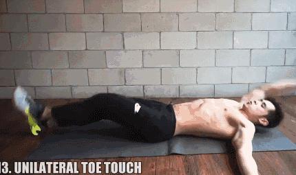 腹肌训练教程七天练出腹肌马甲线,女生练马甲线最有效方法瑜伽垫