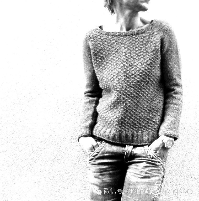 女士毛衣编织教程领口,从上往下圆领毛衣编织教程全过程