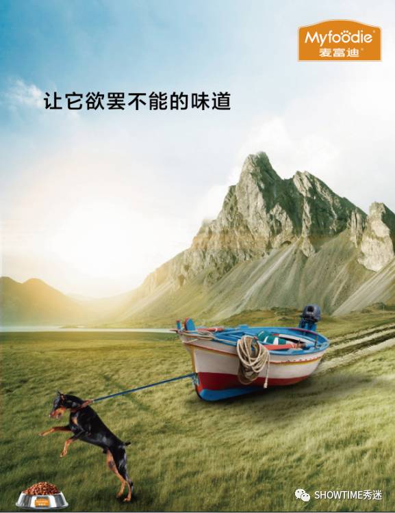 狗粮品牌系列展现设计,狗粮宣传设计