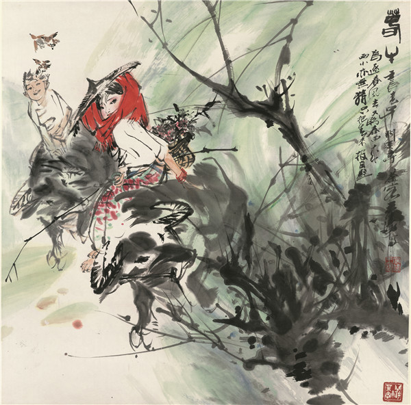 新浙派人物画开创者,王涛人物画作品欣赏