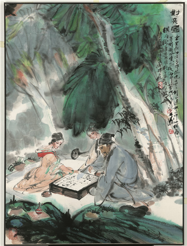 新浙派人物画开创者,王涛人物画作品欣赏