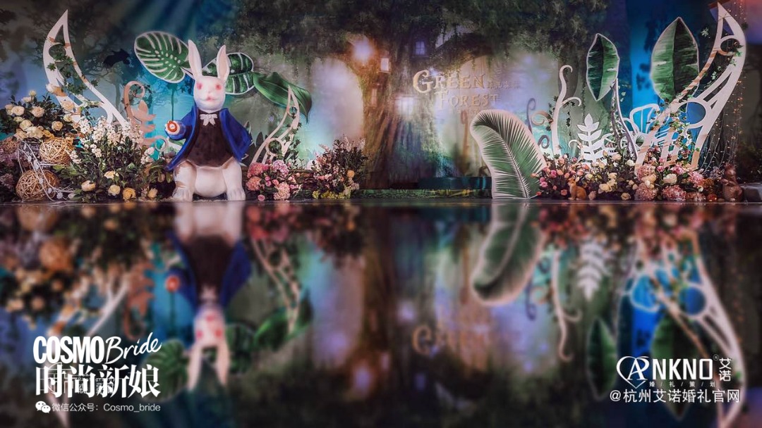 森系婚礼高级简约,清新自然的森系婚礼风格