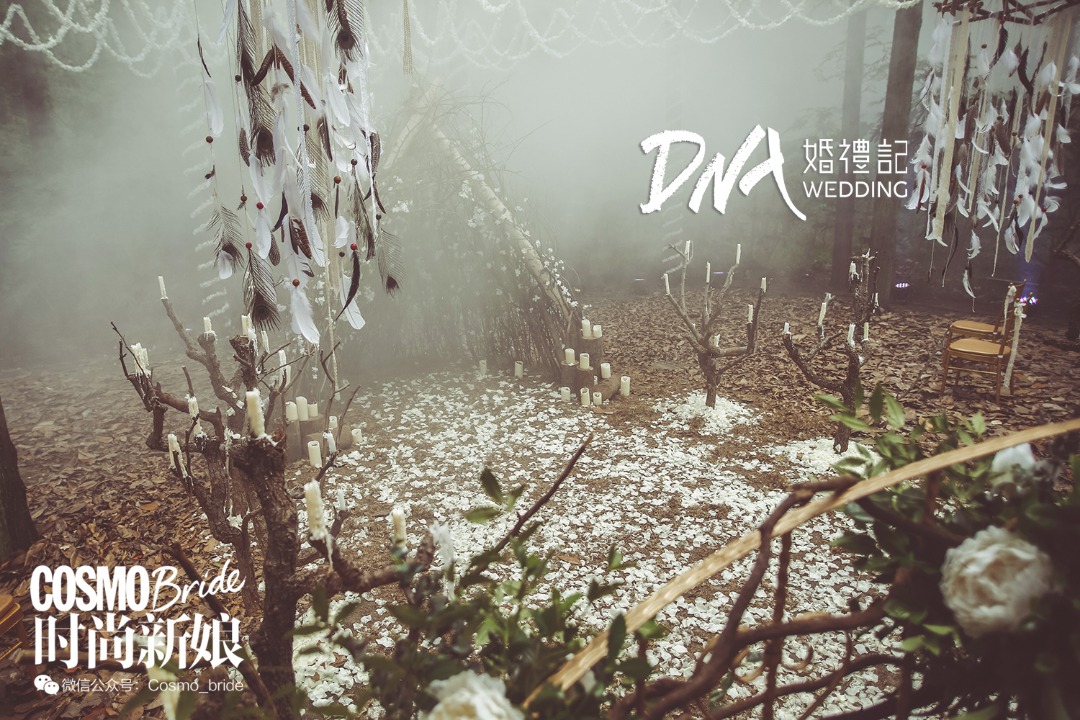 森系婚礼高级简约,清新自然的森系婚礼风格