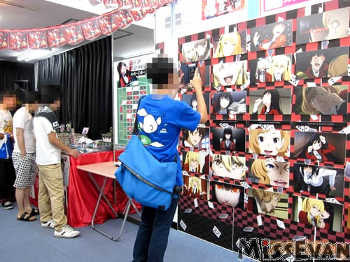 狂赌之渊AnimateOnlyShop举办“构思草图、动画画板展现、摄影区”