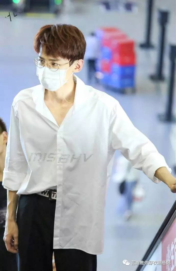 男明星白敬亭扮女装,男明星冬季穿搭白敬亭