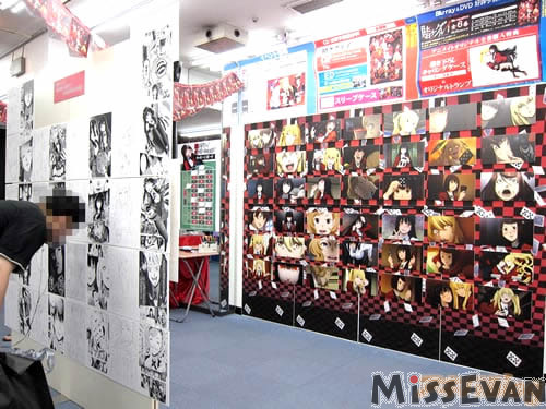 狂赌之渊AnimateOnlyShop举办“构思草图、动画画板展现、摄影区”