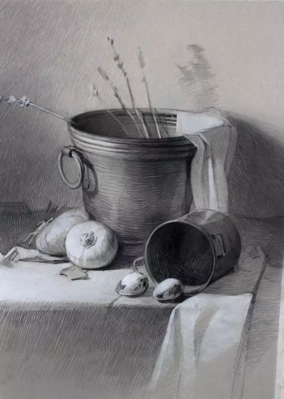 素描静物不会默写,素描不会画光影怎么办