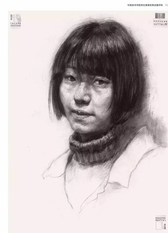 中国美术学院08年素描高分卷,中国美院素描高分卷
