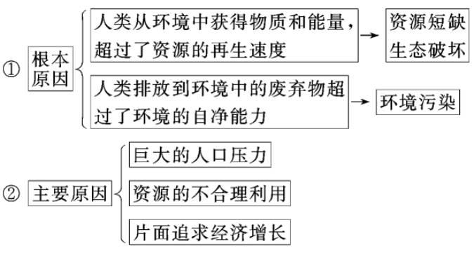 环境问题的成因,环境问题发生的机理