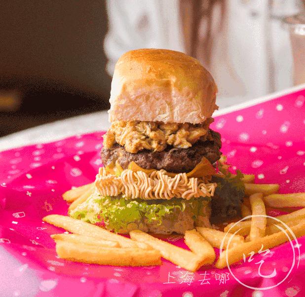 一个汉堡吃出两个螃蟹,大闸蟹汉堡