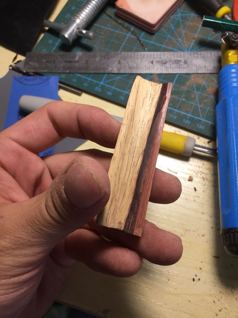 豆瓣日记:高兴哥手把手教你玩木头之『大马士革茶刀见过没？』