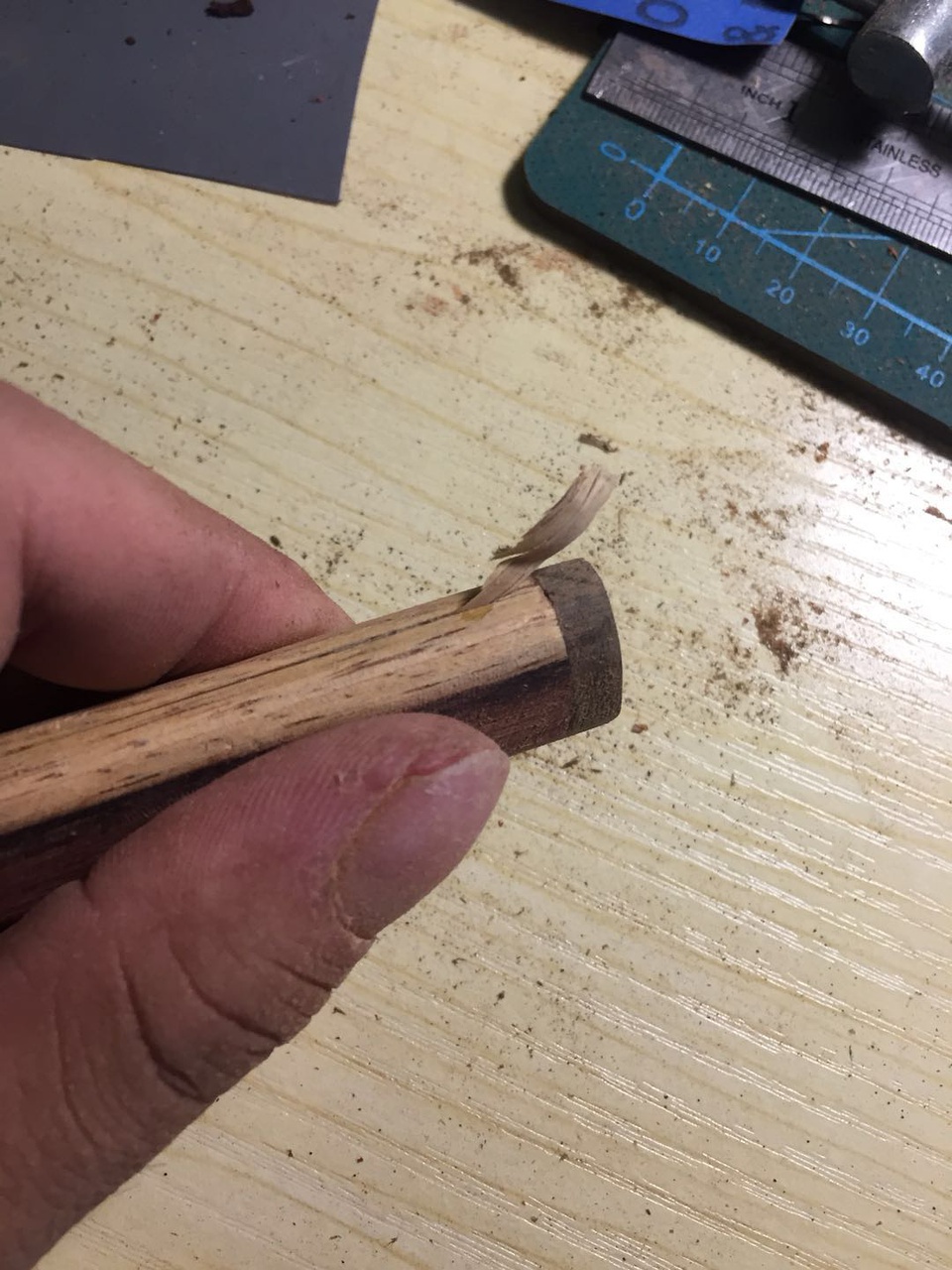 豆瓣日记:高兴哥手把手教你玩木头之『大马士革茶刀见过没？』