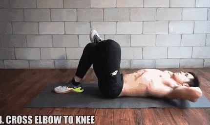 腹肌训练教程七天练出腹肌马甲线,女生练马甲线最有效方法瑜伽垫