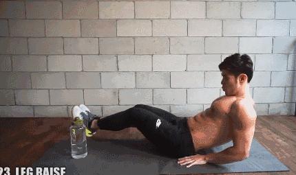 腹肌训练教程七天练出腹肌马甲线,女生练马甲线最有效方法瑜伽垫