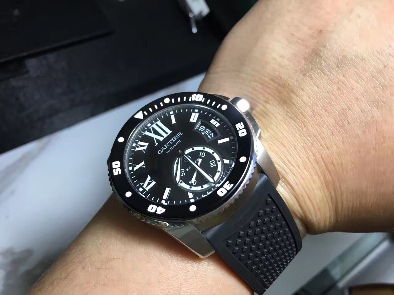 卡地亚卡历博系列潜水腕表,卡地亚历博