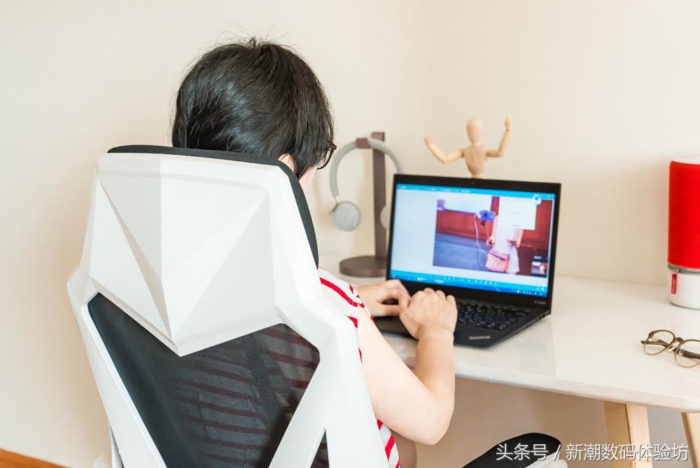 宽大舒适稳定电脑椅,可躺可坐懒人电脑椅