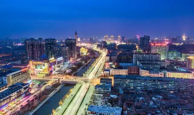 航拍济宁视频素材,航拍济宁全市区视频