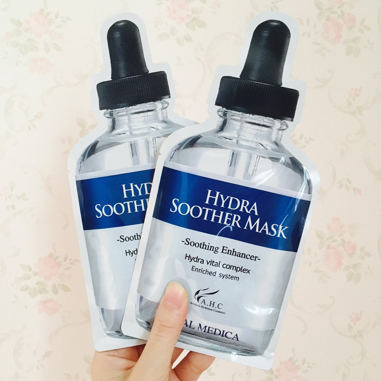 ahc蓝色药丸面膜,ahc红色补水敏感面膜