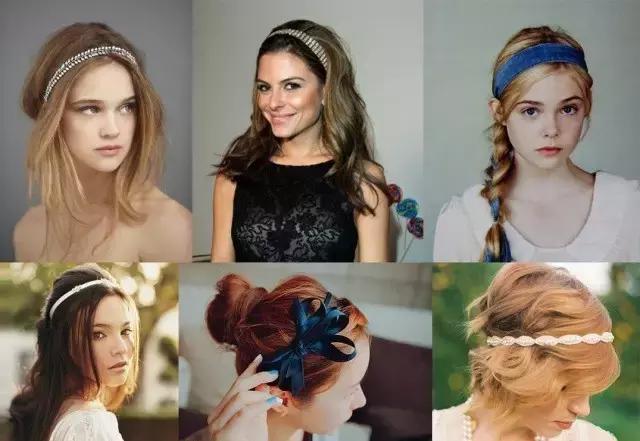 发带好看高级,可以修饰脸型的发带