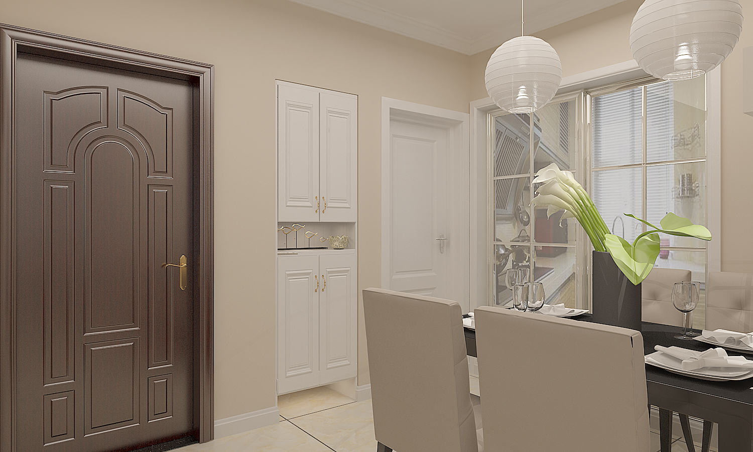 凤凰城装修效果图118平,众美凤凰城一期圆弧形阳台