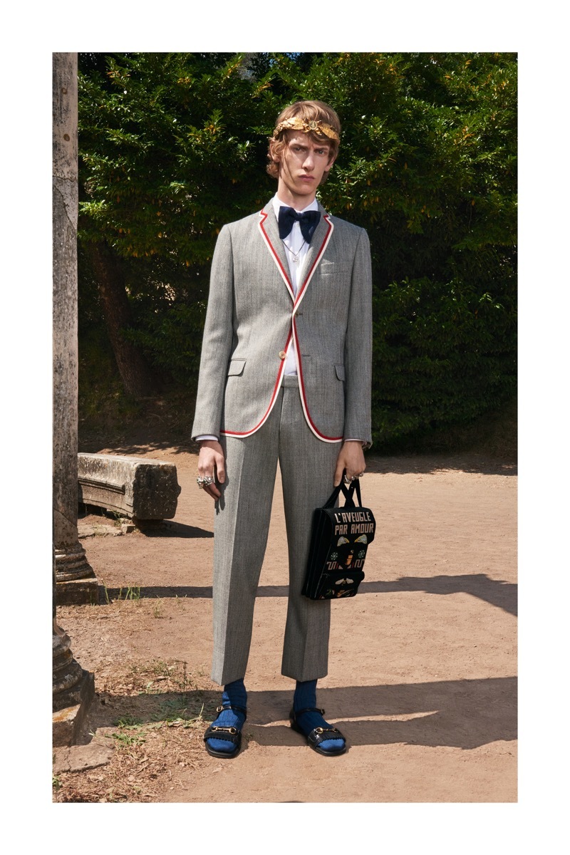guccimarmont系列,gucci2018秋冬男装发布会