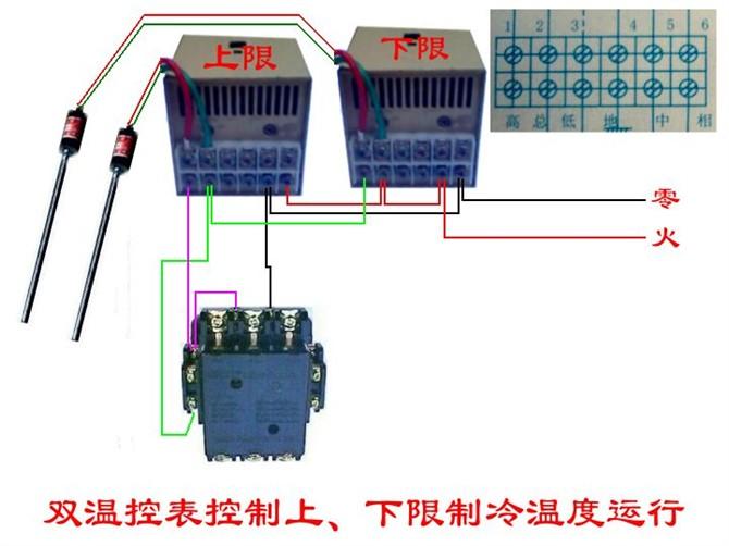断路器线圈与电表接线图,三相四线制电表和断路器接线图