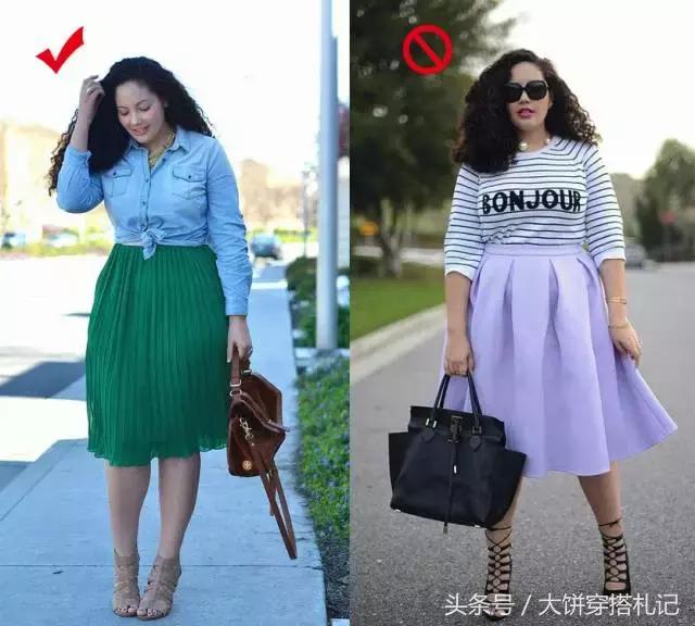 不同颜色百褶裙穿搭春天,不同身高百褶裙长度