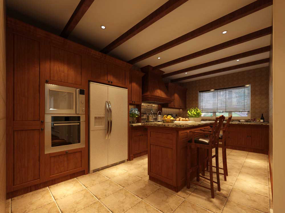 艺术雕琢华贵的妆点艺术的殿堂，听雨观澜流水别墅480平，林凤装饰全案整装设计