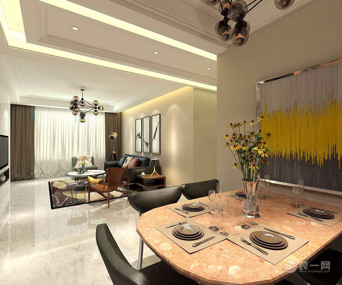 呼和浩特简约风格装修花费,呼和浩特市100平米装修案例