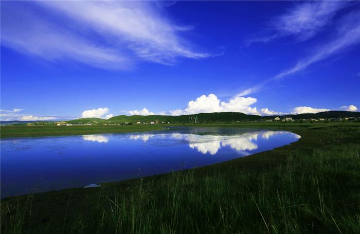 自驾游川西红原大草原,红原大草原月亮湾