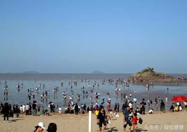 临海市南门坑沙滩,临海龙湾海滩景区