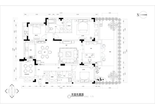 银河湾轻奢装修效果图,银河湾170平米