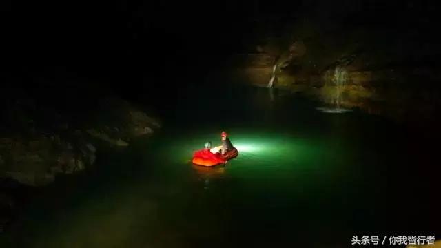 在深达数百米的天坑，大熊猫曾经到此一游