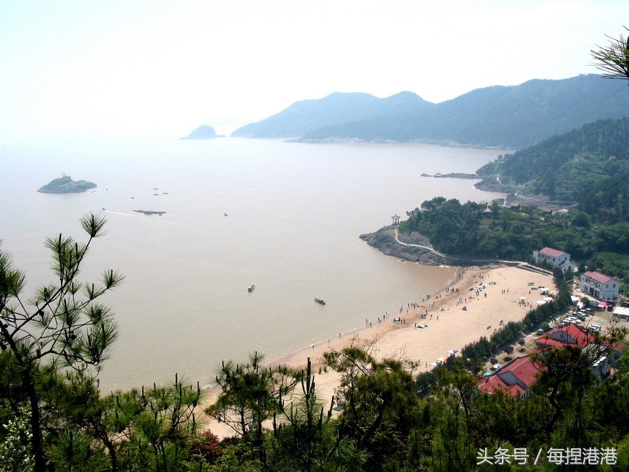 临海市南门坑沙滩,临海龙湾海滩景区