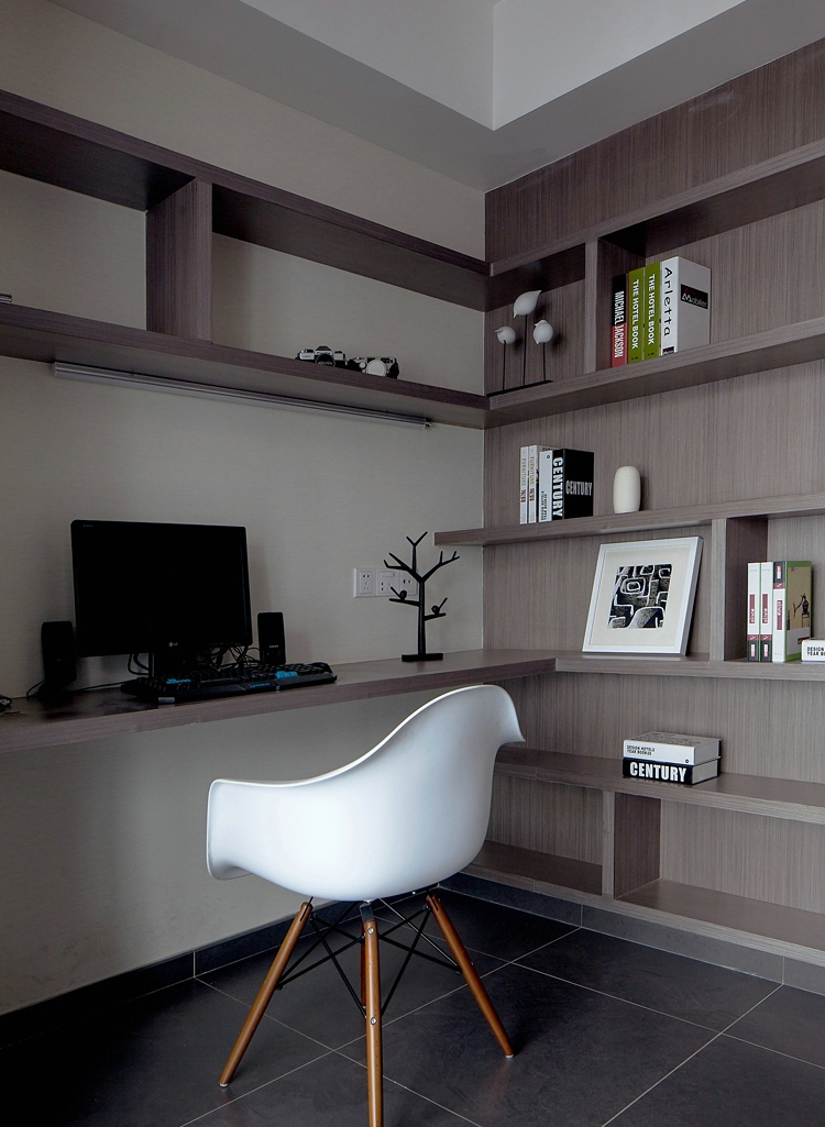 25平米卧室书房一体设计,海尔悦湖兰庭三期户型图