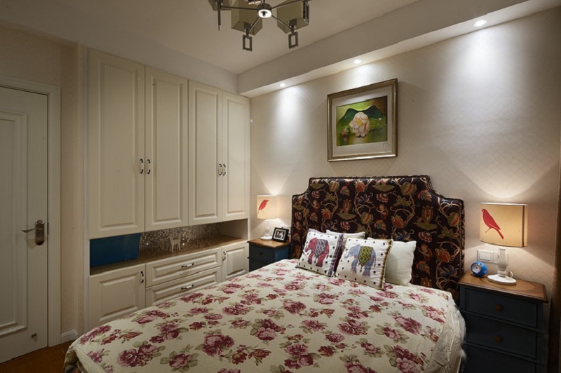 武汉精英城117平装修效果图,武汉95平三室一厅一卫装修效果图