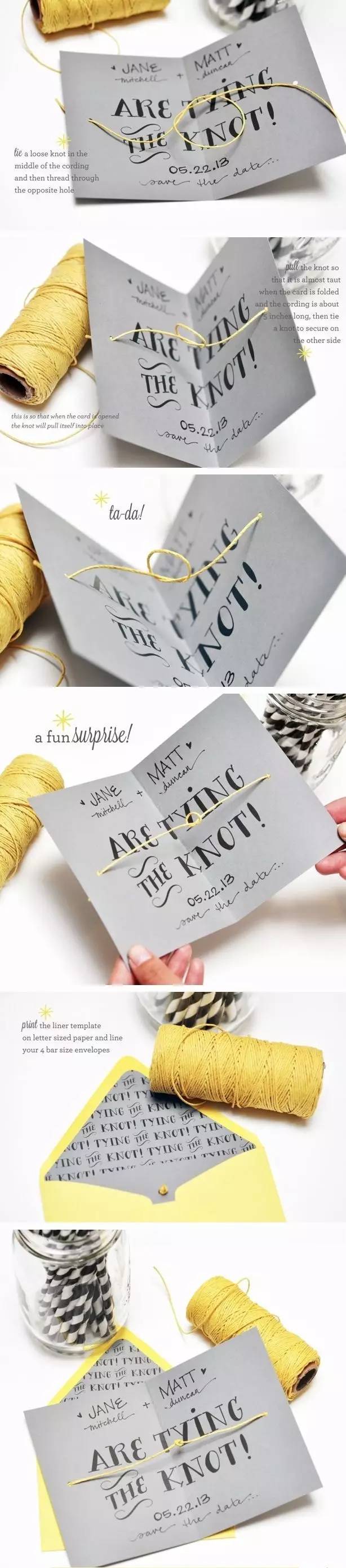 最具创意的婚礼邀请函,那些惊艳你的婚礼请柬