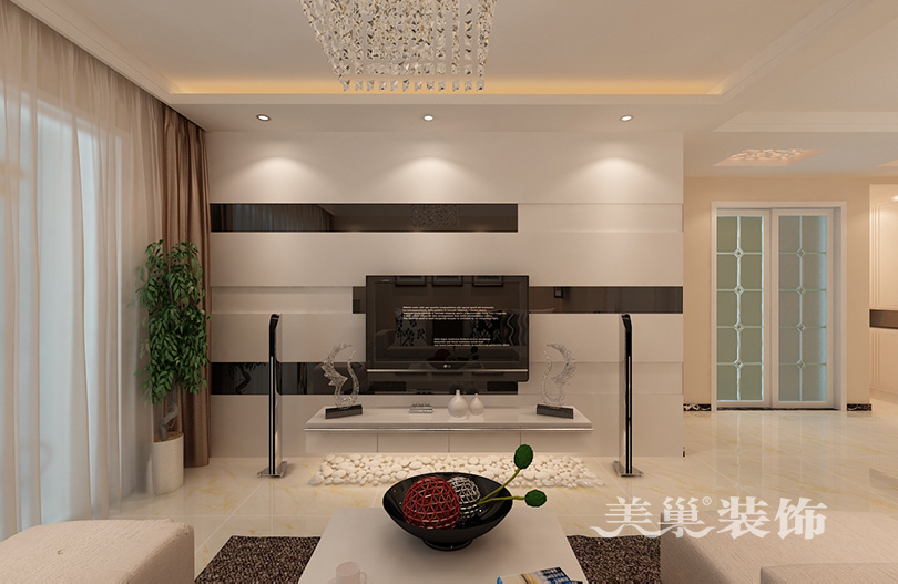 商丘蓝堡湾160平装修图,金水湾小户型三室简约风装修