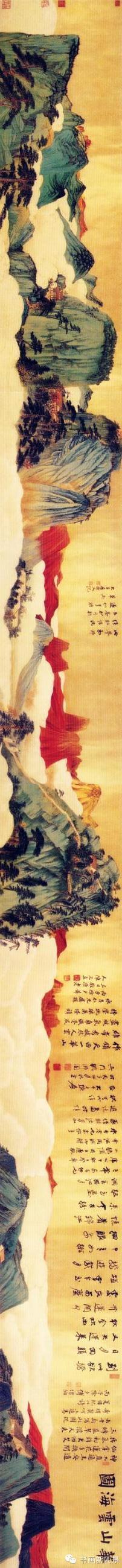 张大千最美的100幅,张大千最美的巨幅山水大荟萃