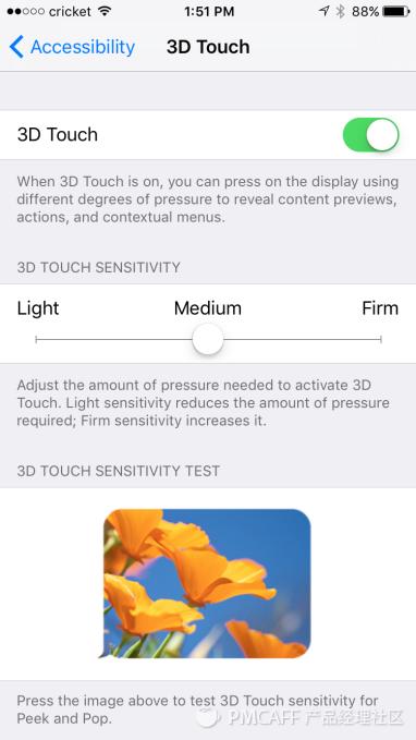 3dtouch的细节方面,3dtouch哪些苹果手机有