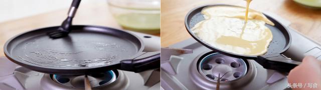 吃七彩千层蛋糕,网红七彩千层蛋糕