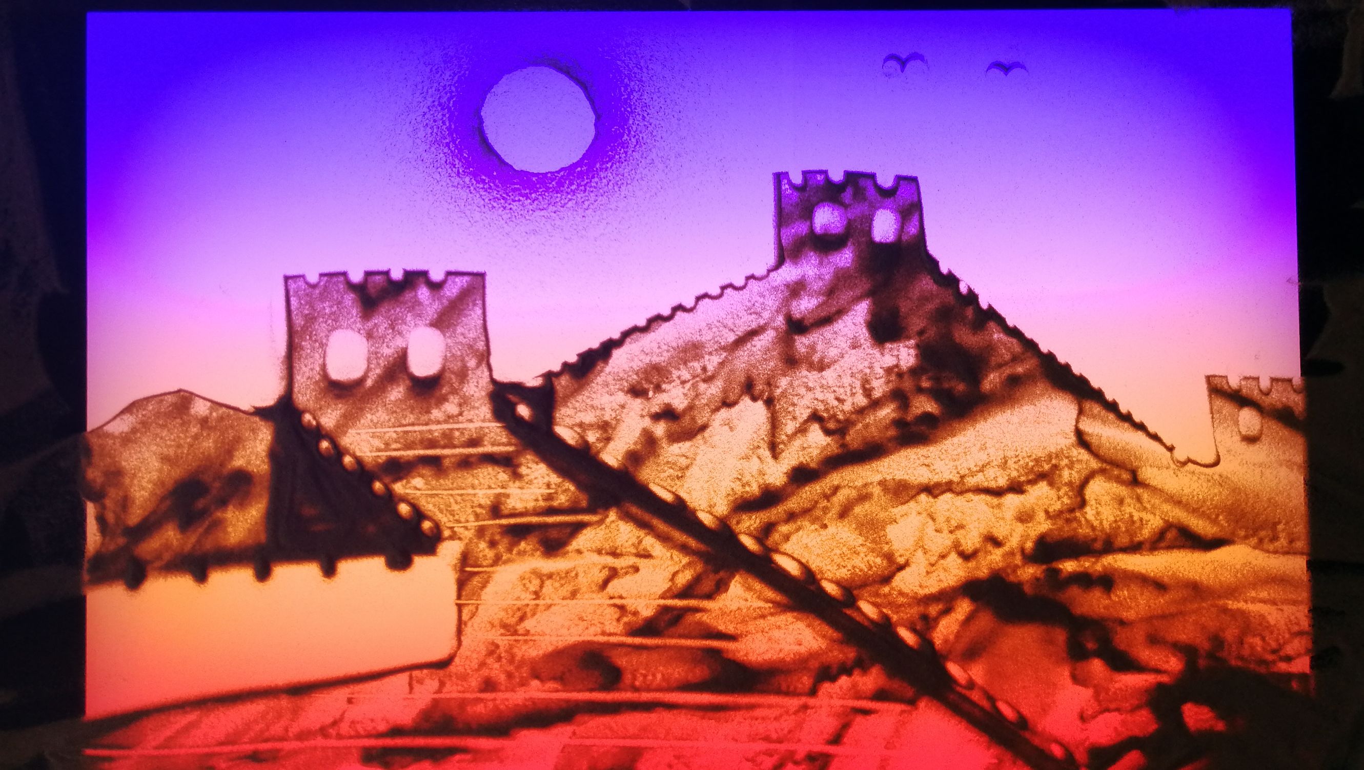 沙画原理,沙画怎么形成的