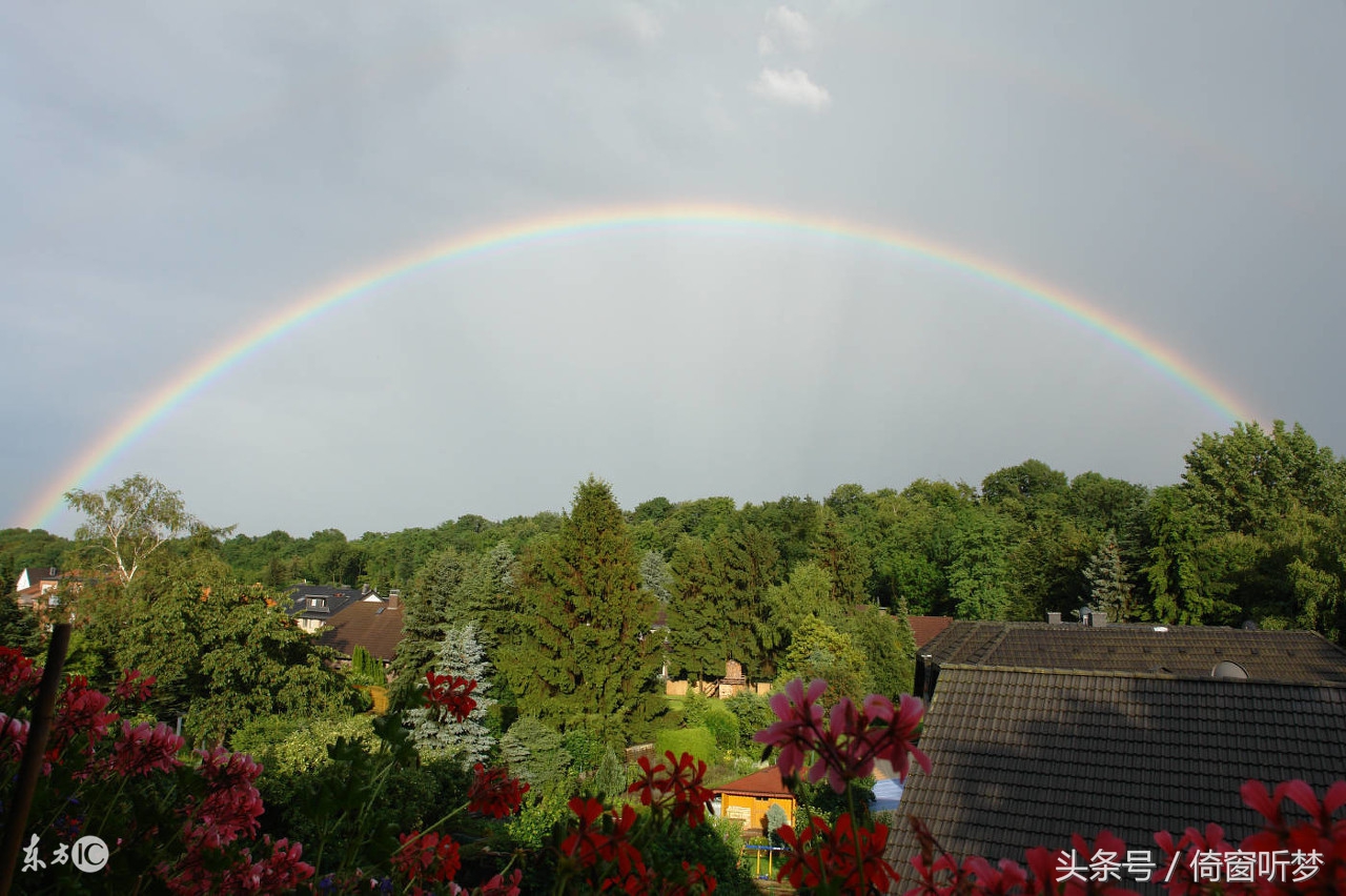 描写彩虹的经典古诗,当代人描写彩虹的诗句