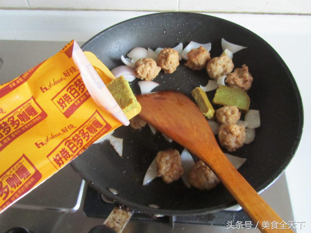 咖喱丸子做成的汤,咖喱丸子还需要放什么